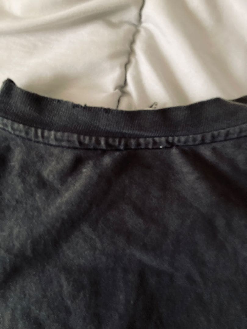 クロムハーツ ブラックTシャツバックスクロールロゴ