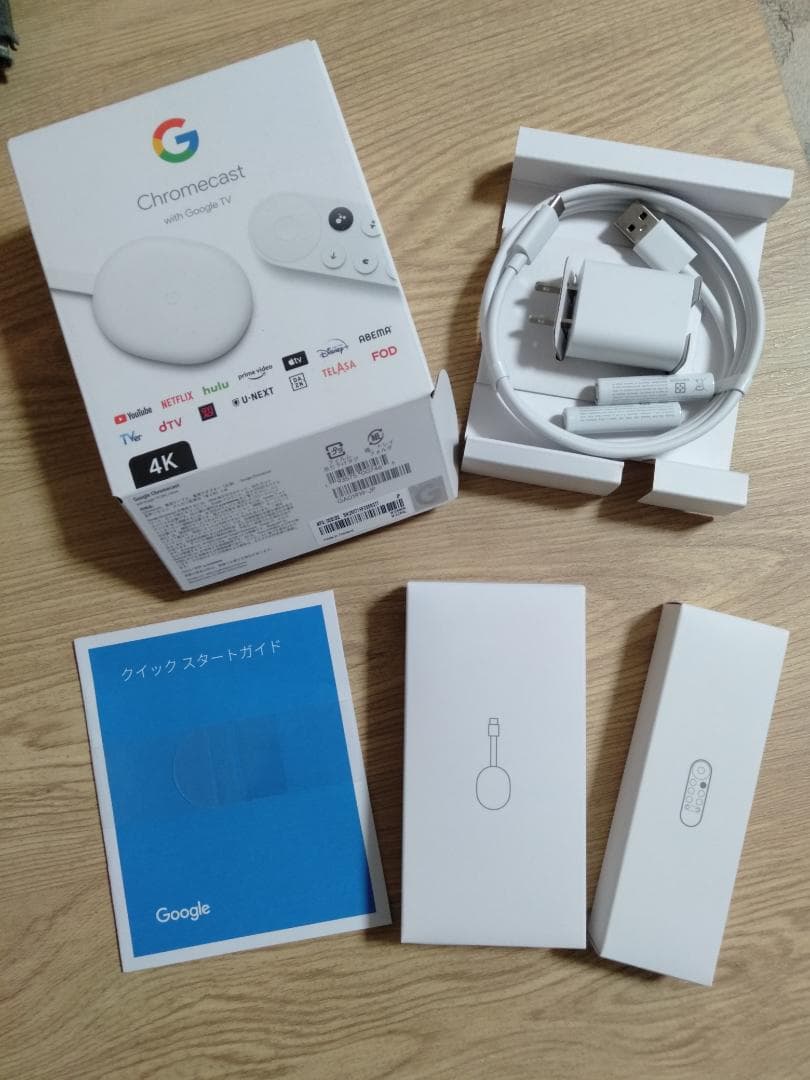 【ほぼ新品】Chromecast with Google TV 4K