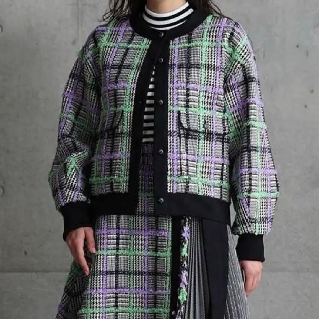 【いちご大福さま専用】CHONO Feather linetweed ジャケット