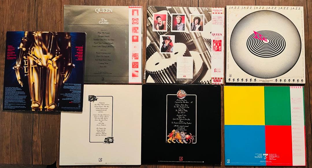 クイーン/レコード7枚セット。日本盤。