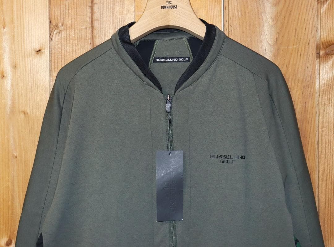 新品 ラッセルノ ゴルフ 吸水速乾 DELTA ダブルニット ジャージ（6/ＬⒽ