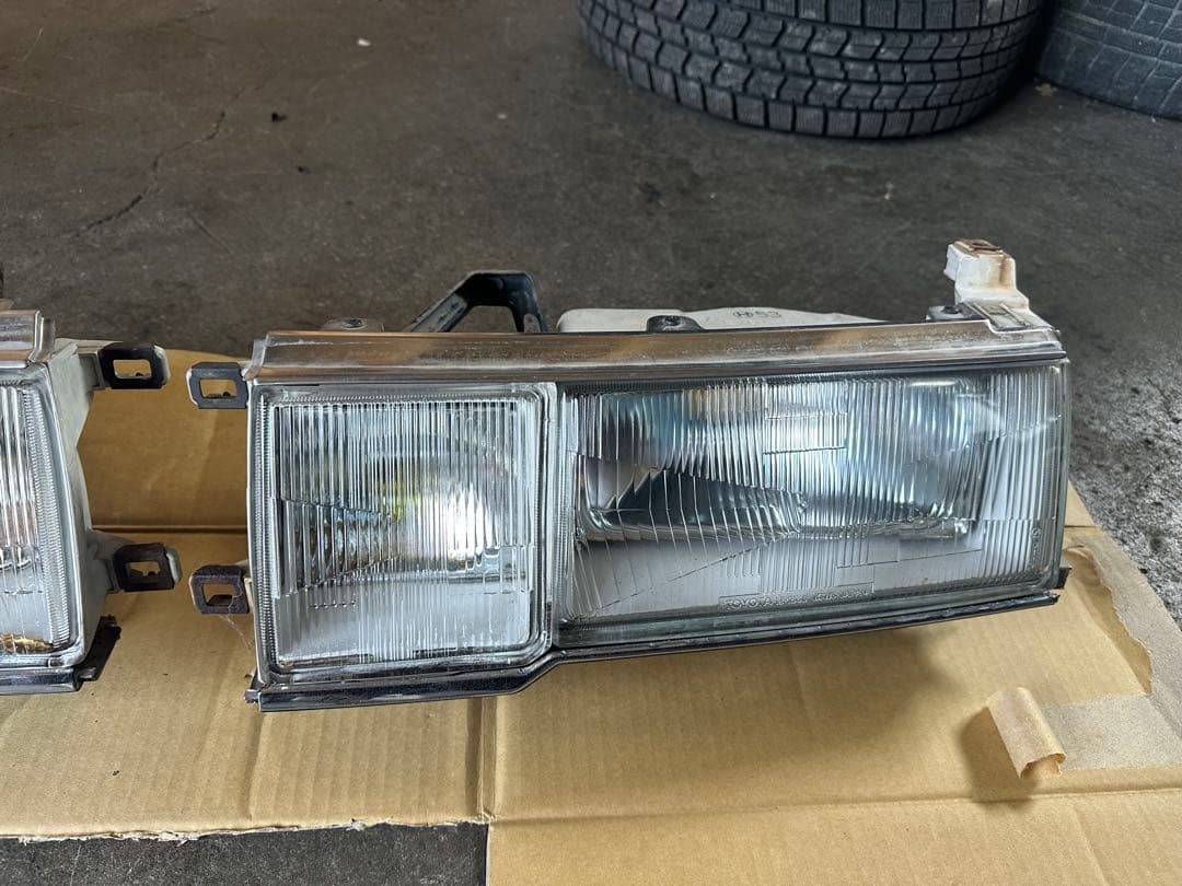 ヘッドライト 左右　gx71 GX71 マークⅡ