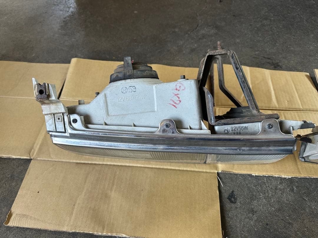 ヘッドライト 左右　gx71 GX71 マークⅡ