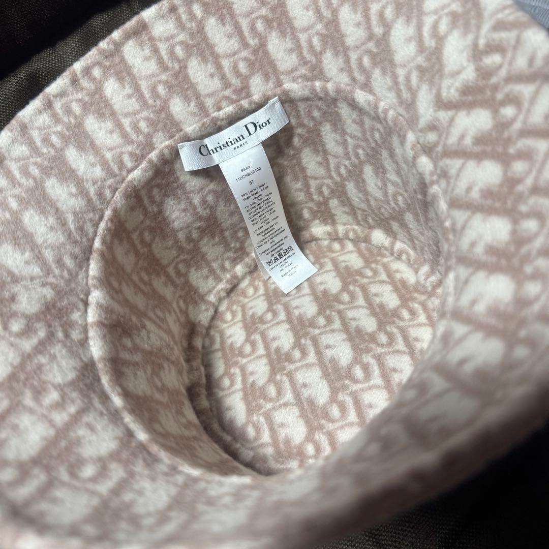 Christian Dior バケットハット ピンク バケハ ディオール 57