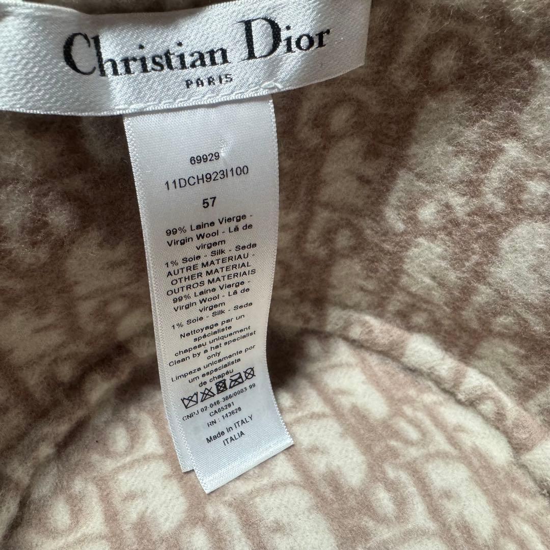 Christian Dior バケットハット ピンク バケハ ディオール 57