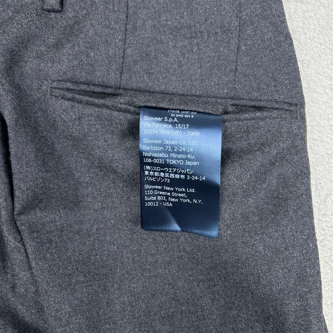 INCOTEX × BEAMSF別注 フランネルスラックスパンツ スリムフィット