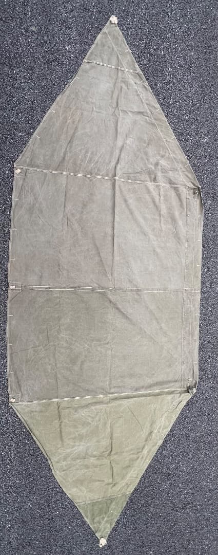 【レア】米軍 軍幕　US パップテント 50年代 シェルターハーフ ミント