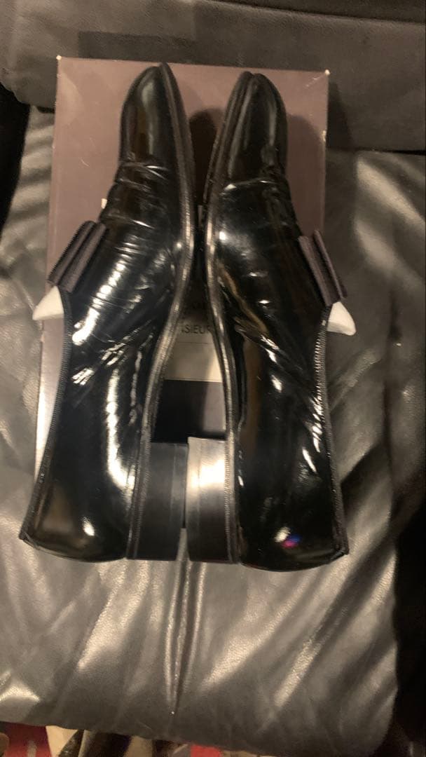 Christian Dior クリスチャンディオール　オペラシューズ　エナメル