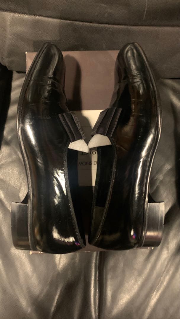 Christian Dior クリスチャンディオール　オペラシューズ　エナメル