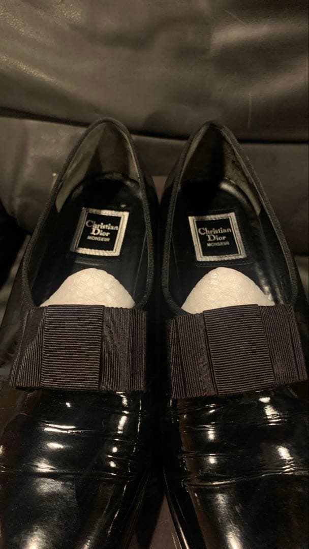 Christian Dior クリスチャンディオール　オペラシューズ　エナメル