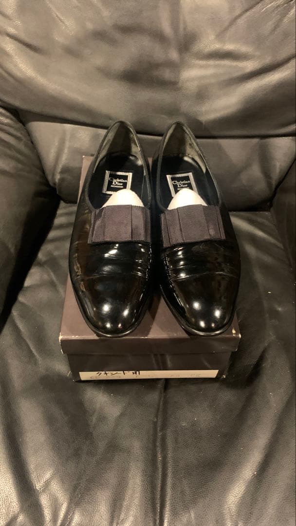 Christian Dior クリスチャンディオール　オペラシューズ　エナメル