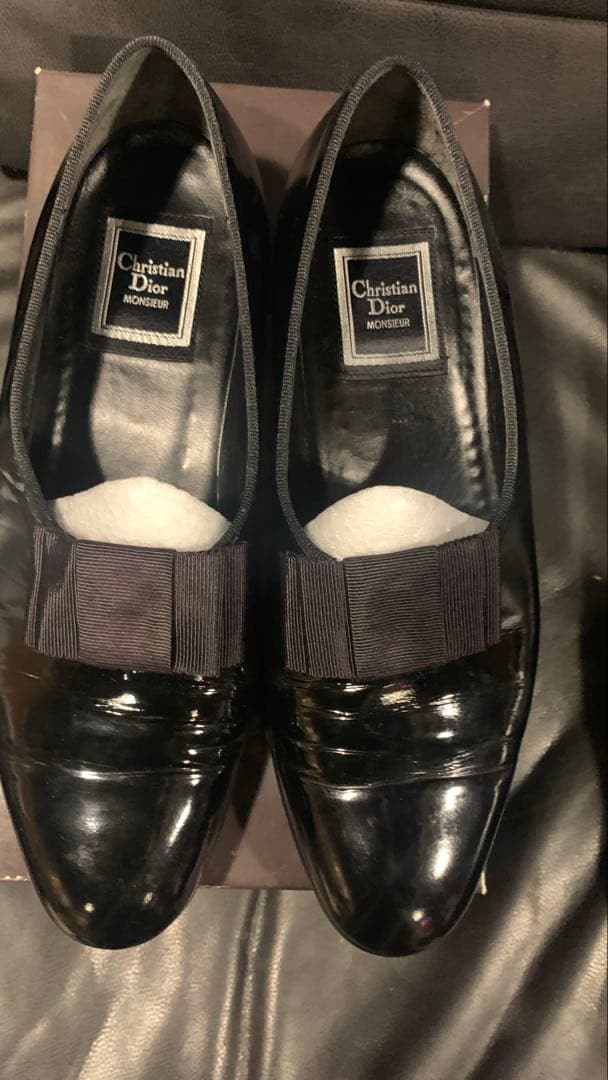 Christian Dior クリスチャンディオール　オペラシューズ　エナメル