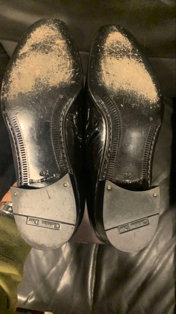 Christian Dior クリスチャンディオール　オペラシューズ　エナメル