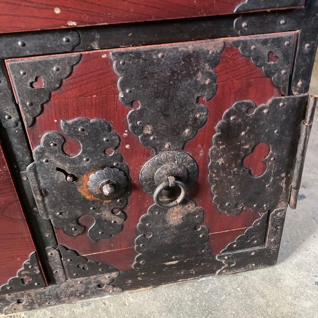 す*え様 引き取り歓迎 古家具 仙台箪笥 4段 和箪笥 チェスト アンティーク