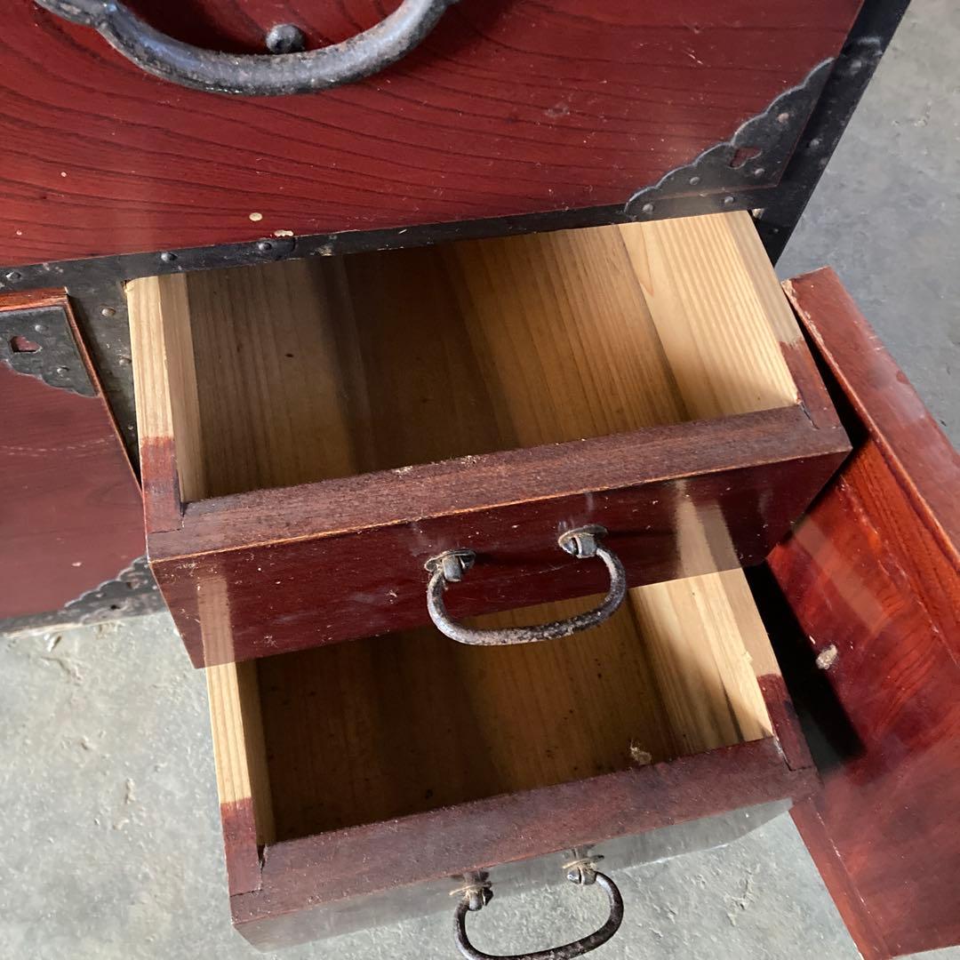 す*え様 引き取り歓迎 古家具 仙台箪笥 4段 和箪笥 チェスト アンティーク