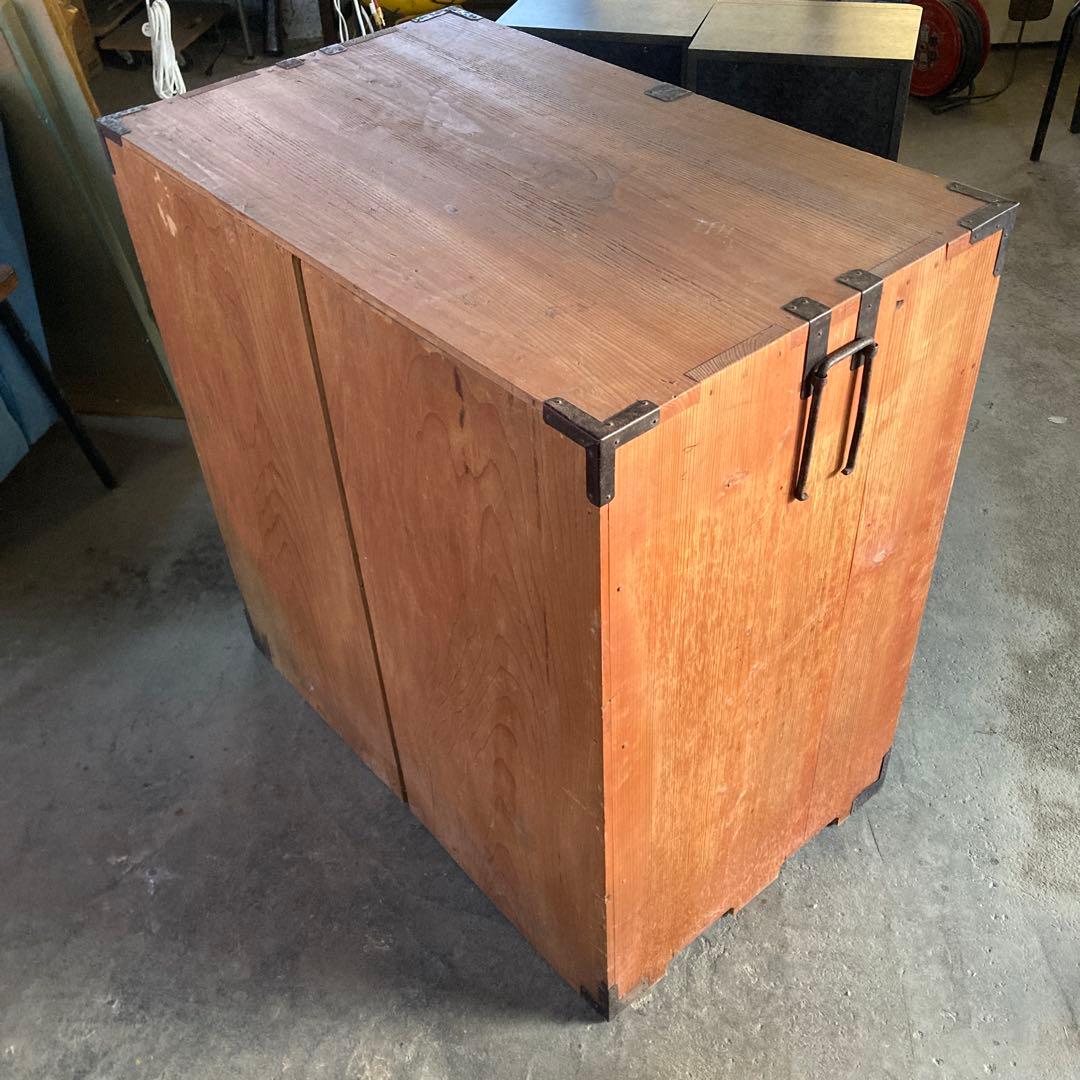 す*え様 引き取り歓迎 古家具 仙台箪笥 4段 和箪笥 チェスト アンティーク