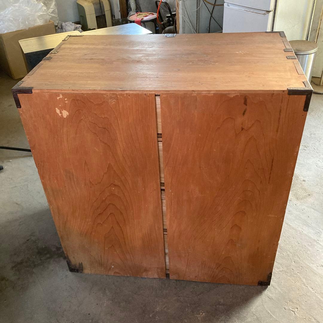 す*え様 引き取り歓迎 古家具 仙台箪笥 4段 和箪笥 チェスト アンティーク