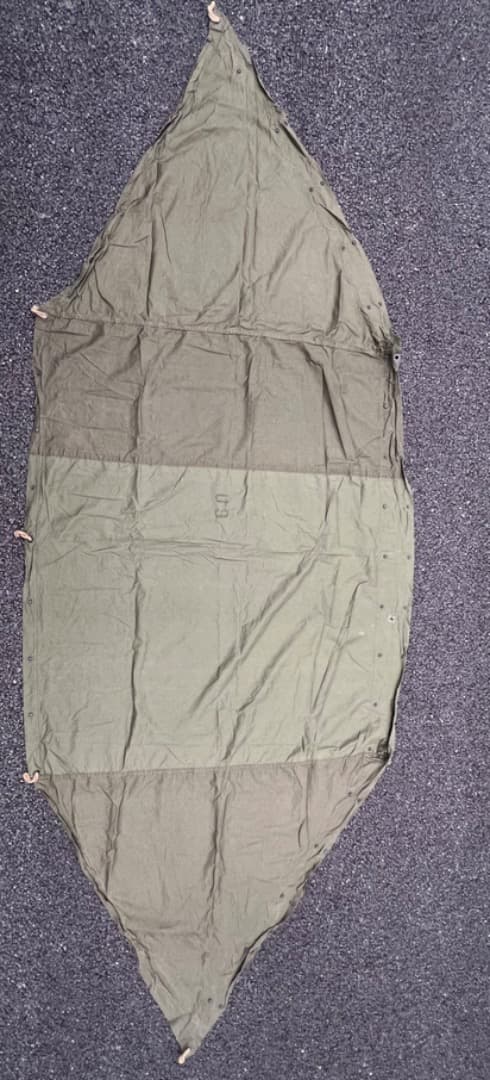 米軍 軍幕　US パップテント 70年代　シェルターハーフ #16