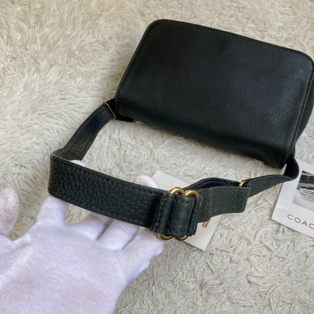 極美品 vintage coach old sonoma dark green