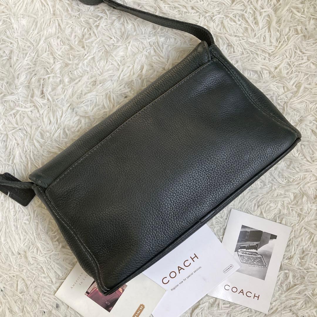 極美品 vintage coach old sonoma dark green