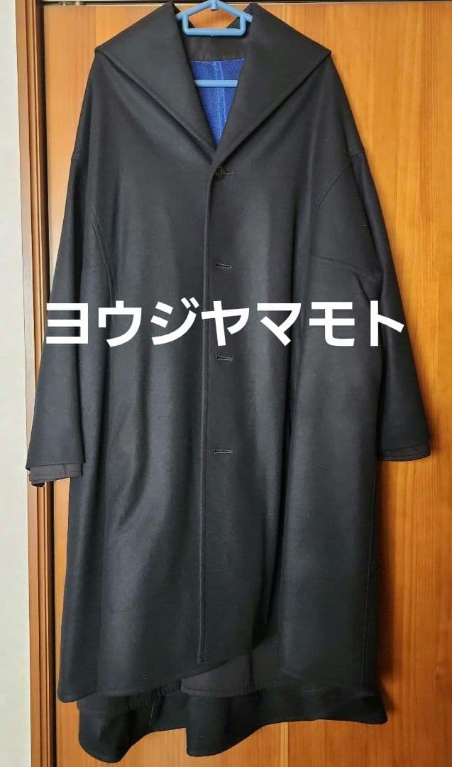 ヨウジヤマモト　ファム　ウール　ケープ　チェスター　コート　2017AW