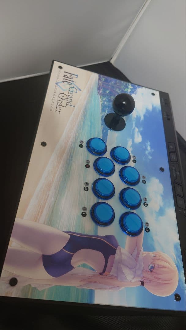 GameSir C2 自作イラスト付 アケコン　mad cats