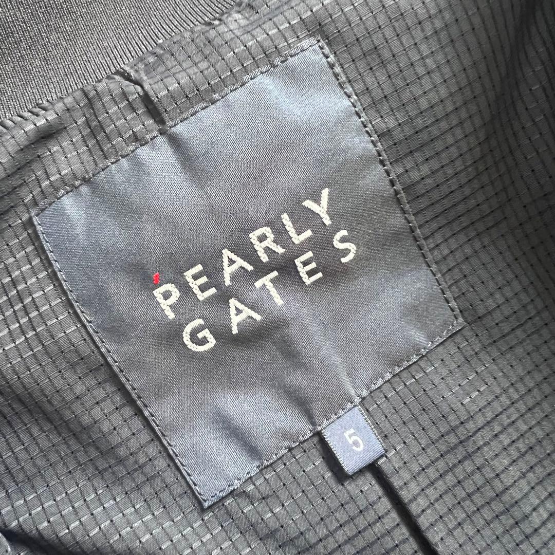 パーリーゲイツ　セットアップ　チェック柄　ジャケット　パンツ　メンズ　ゴルフ　赤