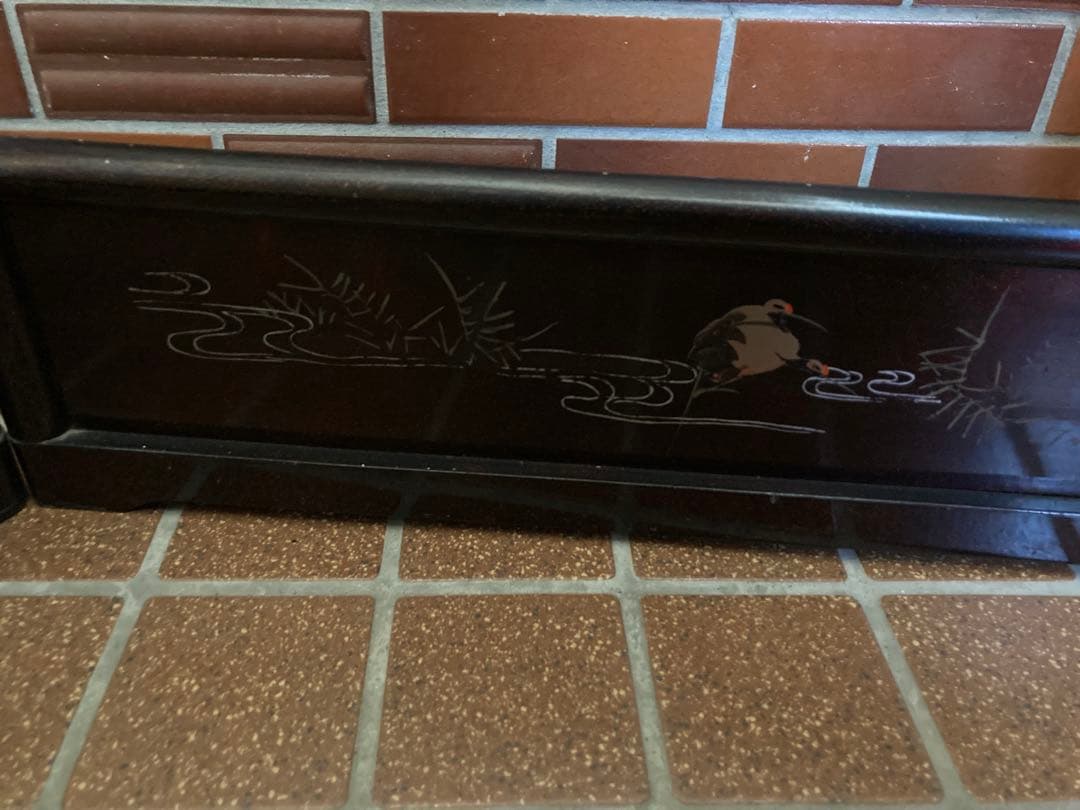 稀少 古道具 当時物 無垢材 木製 衣紋掛け 衣桁 着物掛け 高さ151cm 鶴