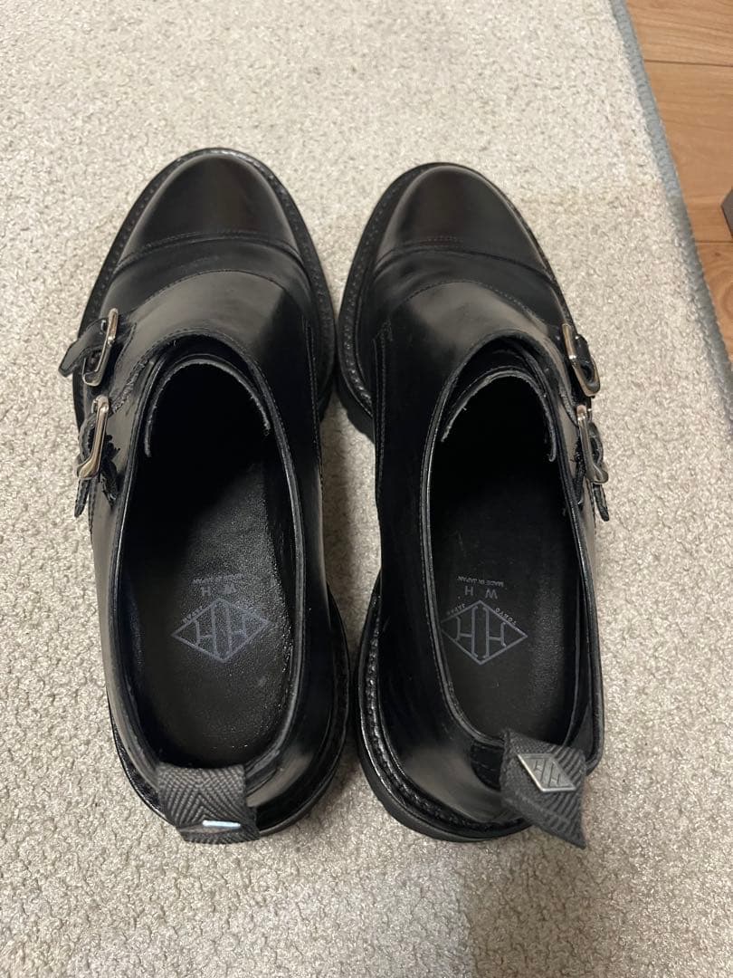 【干場スペシャル】WH ダブルモンク WHS-0300 黒 サイズ7