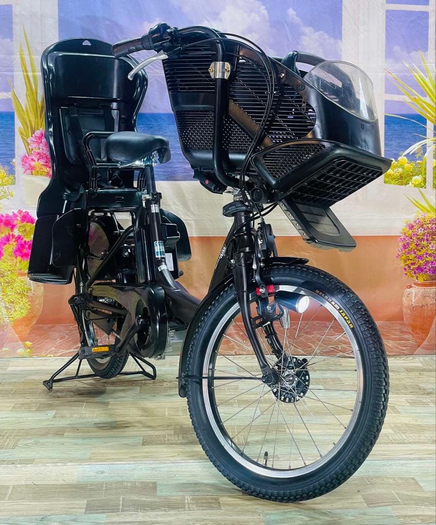 パスキス12AH⭐️人気モデル！ヤマハ子供乗せ電動アシスト自転車Y3281