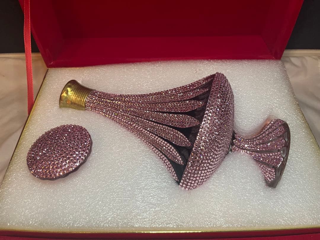 クリスタルデキャンタ　トラディション　スタイル　ピンク