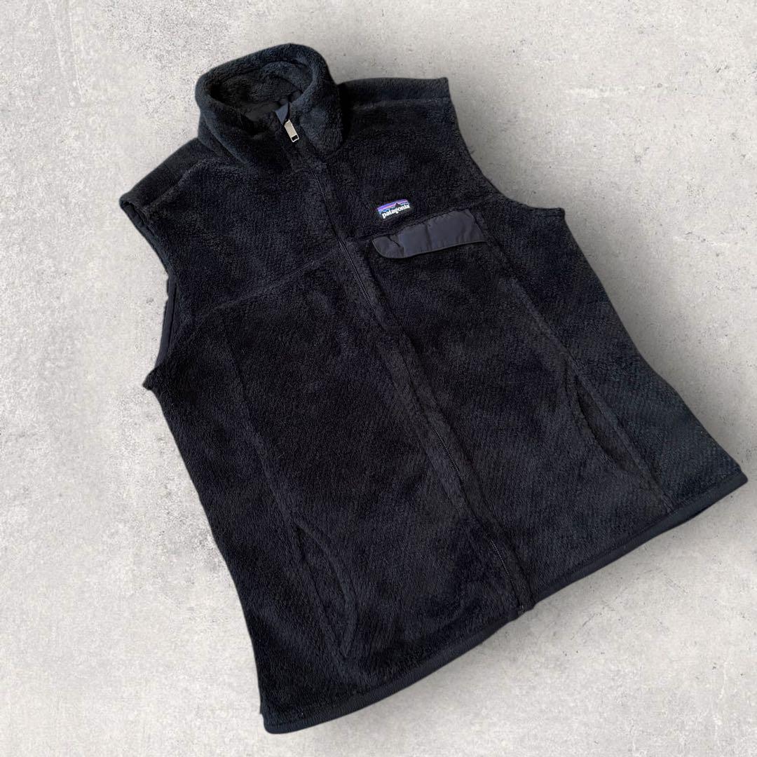 【パタゴニア】リツールベスト　フリースベスト　黒　L 人気カラー　13年製 f