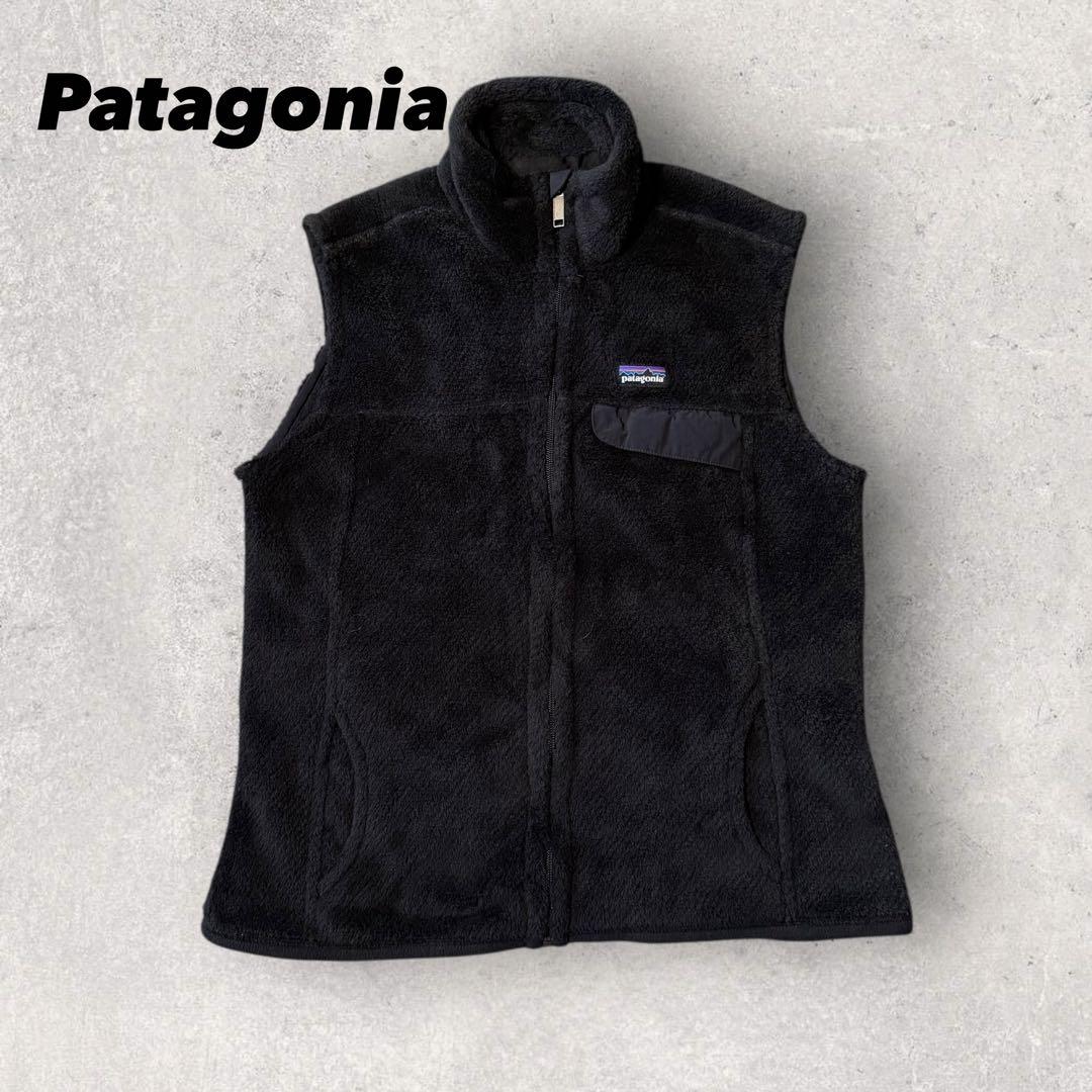 【パタゴニア】リツールベスト　フリースベスト　黒　L 人気カラー　13年製 f