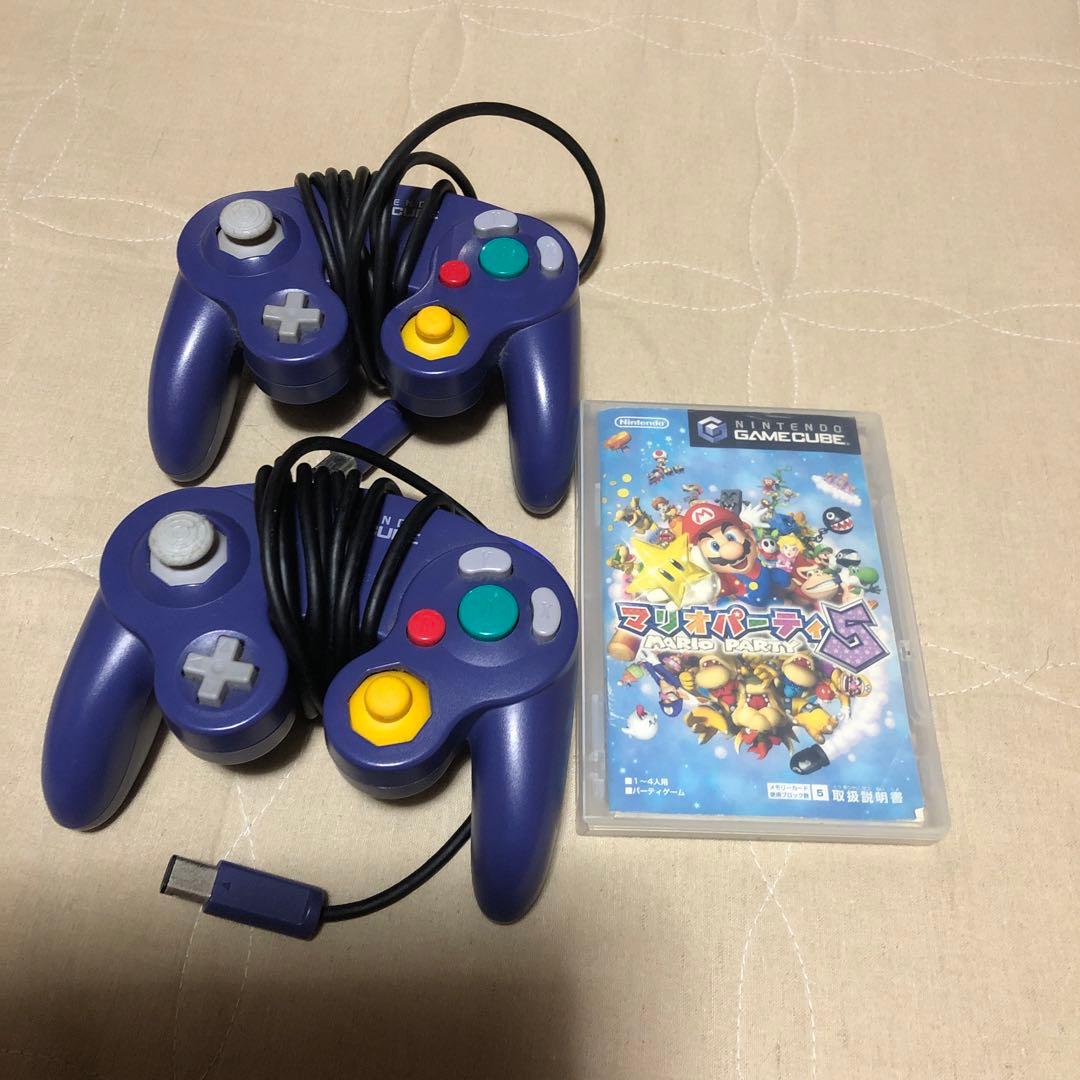 ゲームキューブセット　ゲーム3本付きコントローラー2個