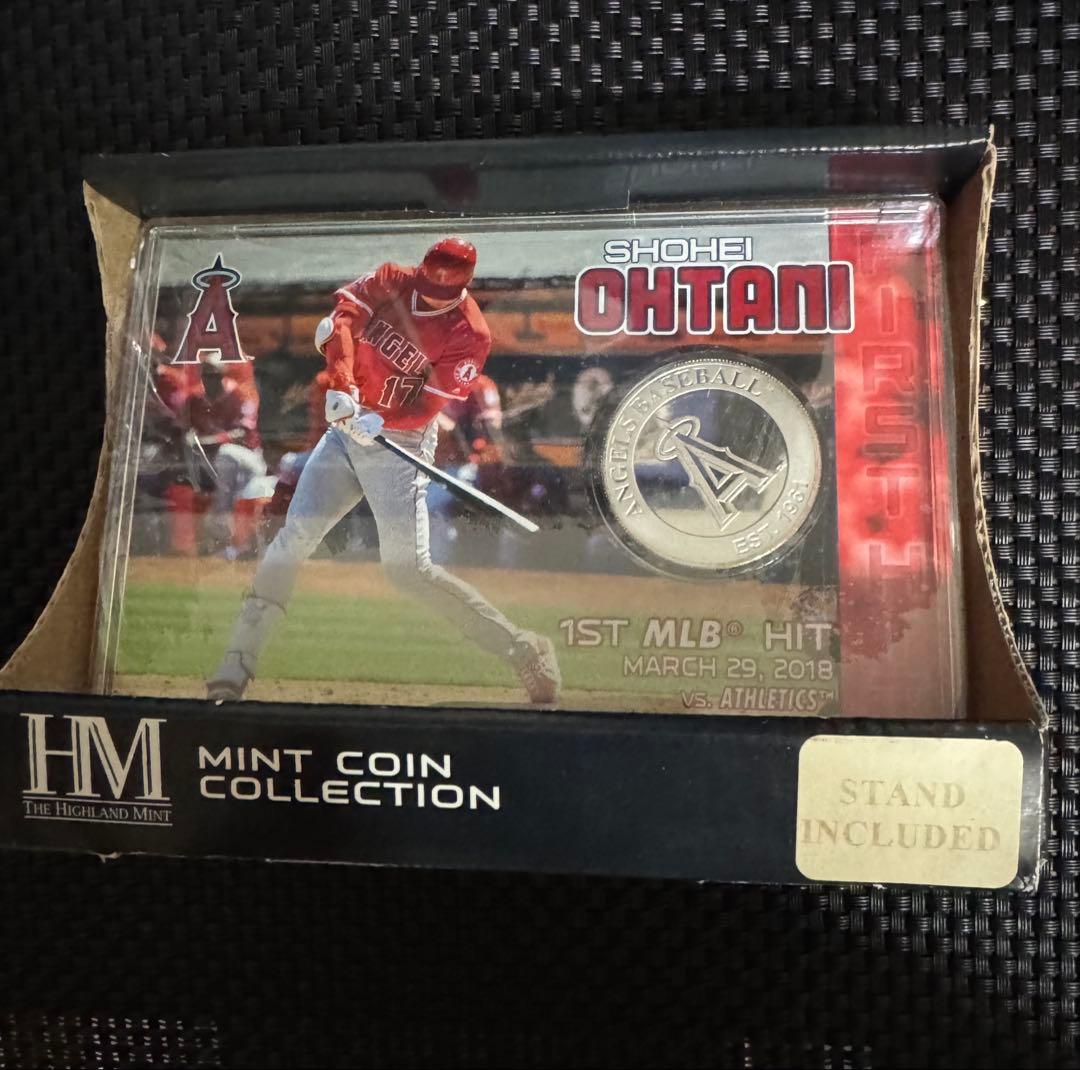 大谷翔平 MLB初安打記念 直筆サイン MLB公式ホログラム インスク 額装済