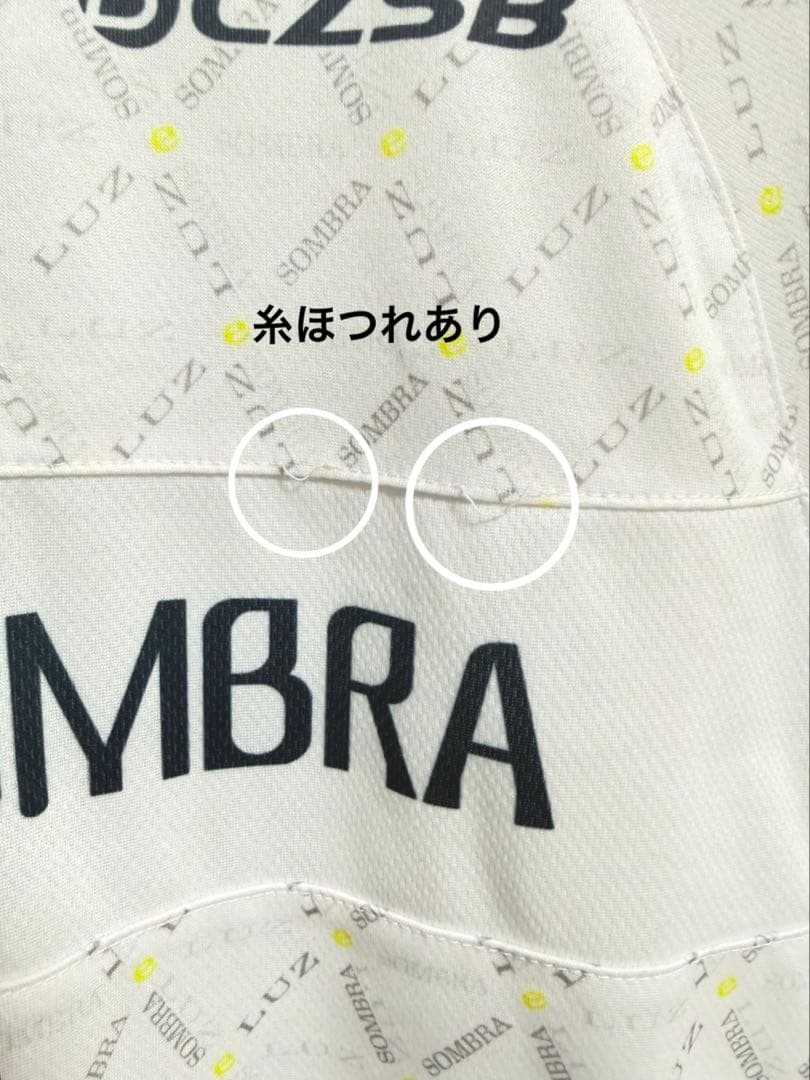 美品 LUZeSOMBRA プラクティスシャツ ハーフパンツ 白 140cm