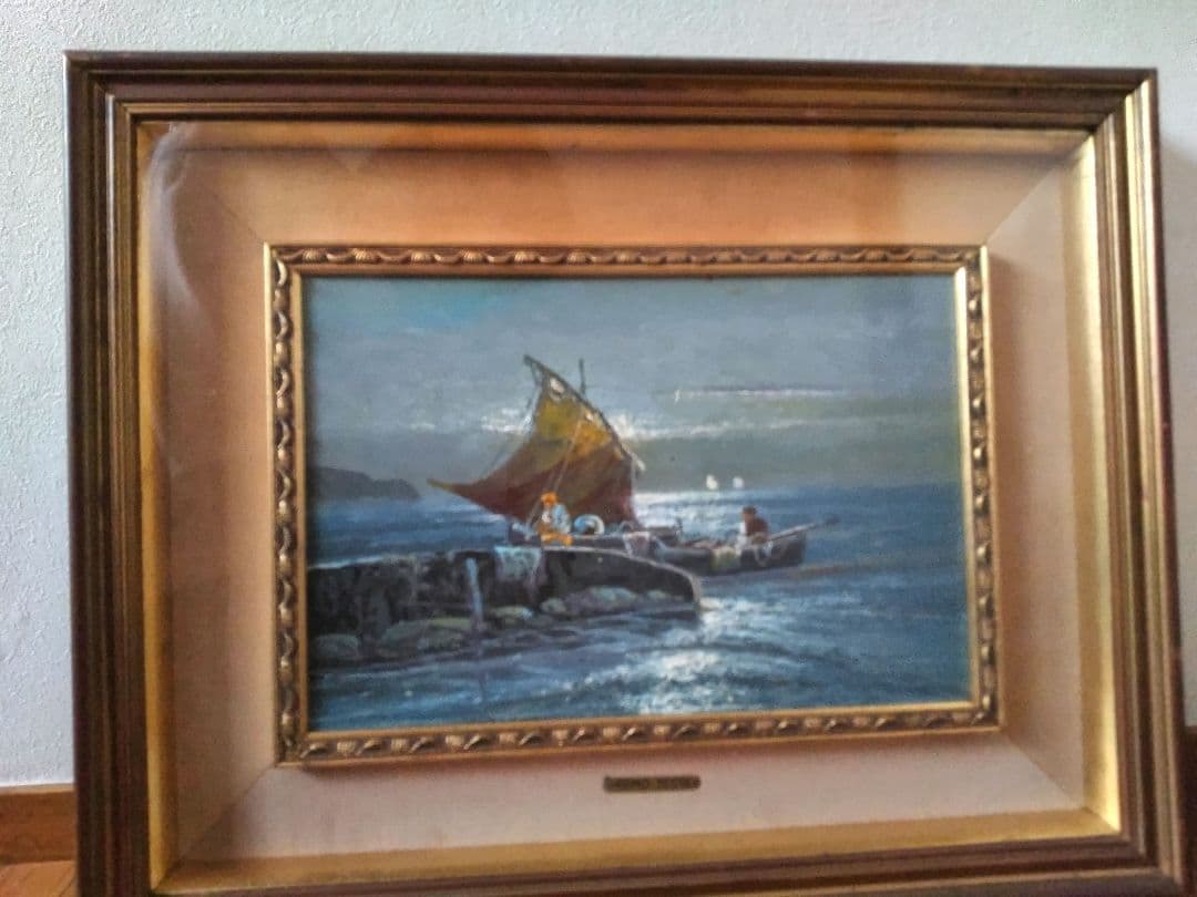 ヴィンテージ イタリア製絵画2点