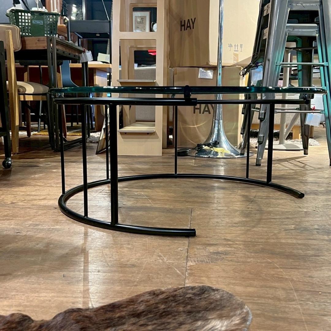 【R出品】フクラ HUKLA TMRB ガラス センターテーブル 丸型