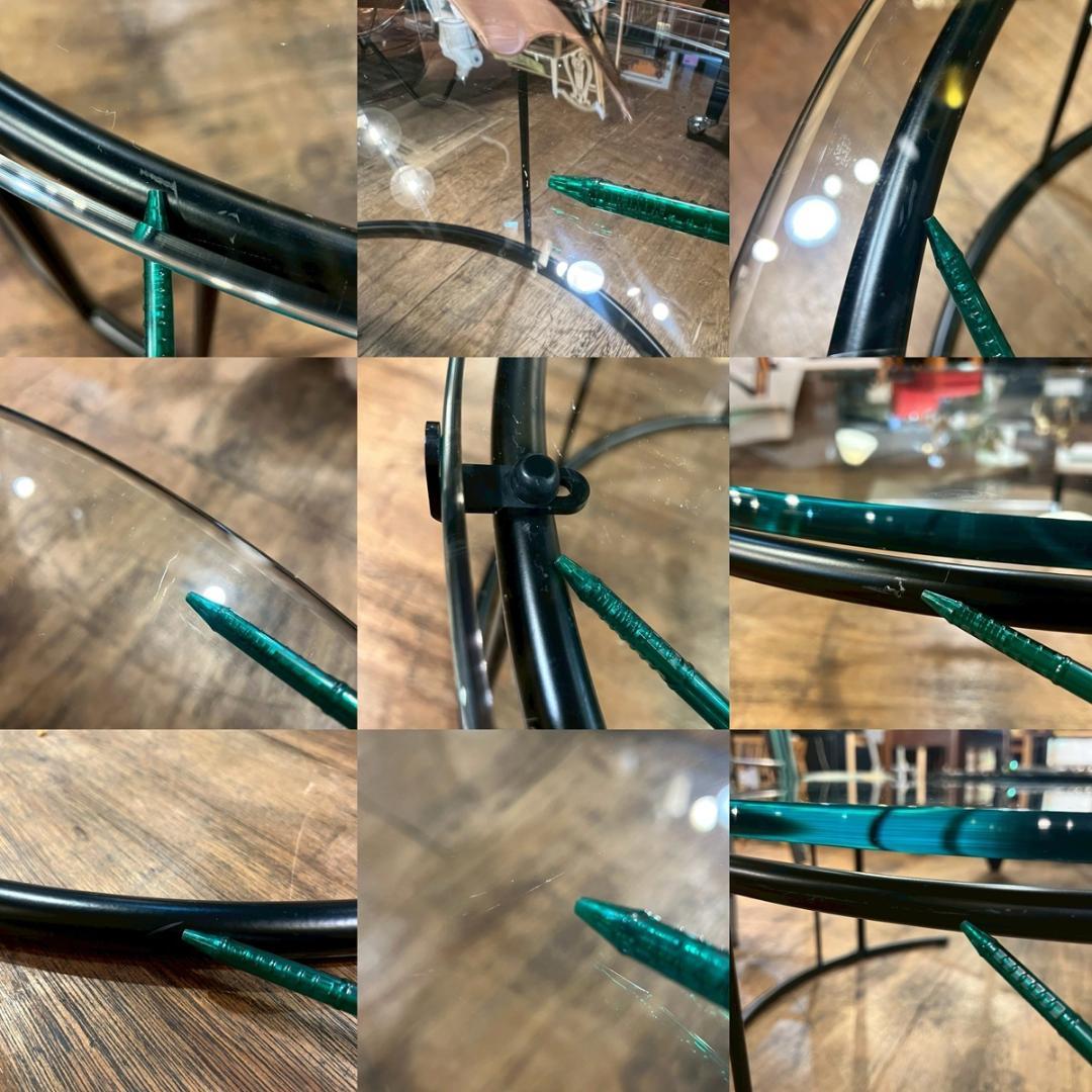 【R出品】フクラ HUKLA TMRB ガラス センターテーブル 丸型