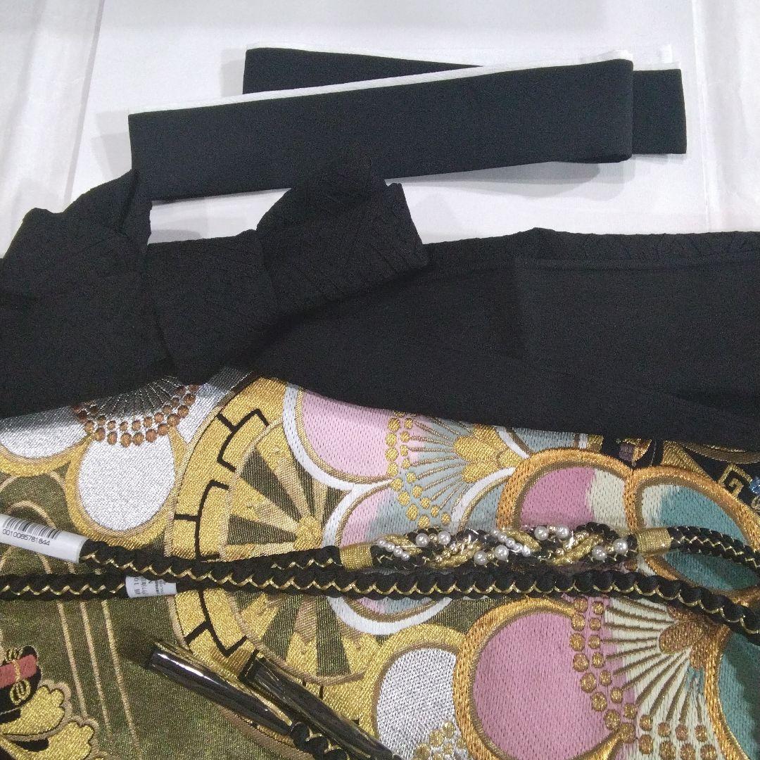 振袖フルセット、正絹古典柄成人式、重ね衿帯揚げ帯締め、西陣袋帯襦袢