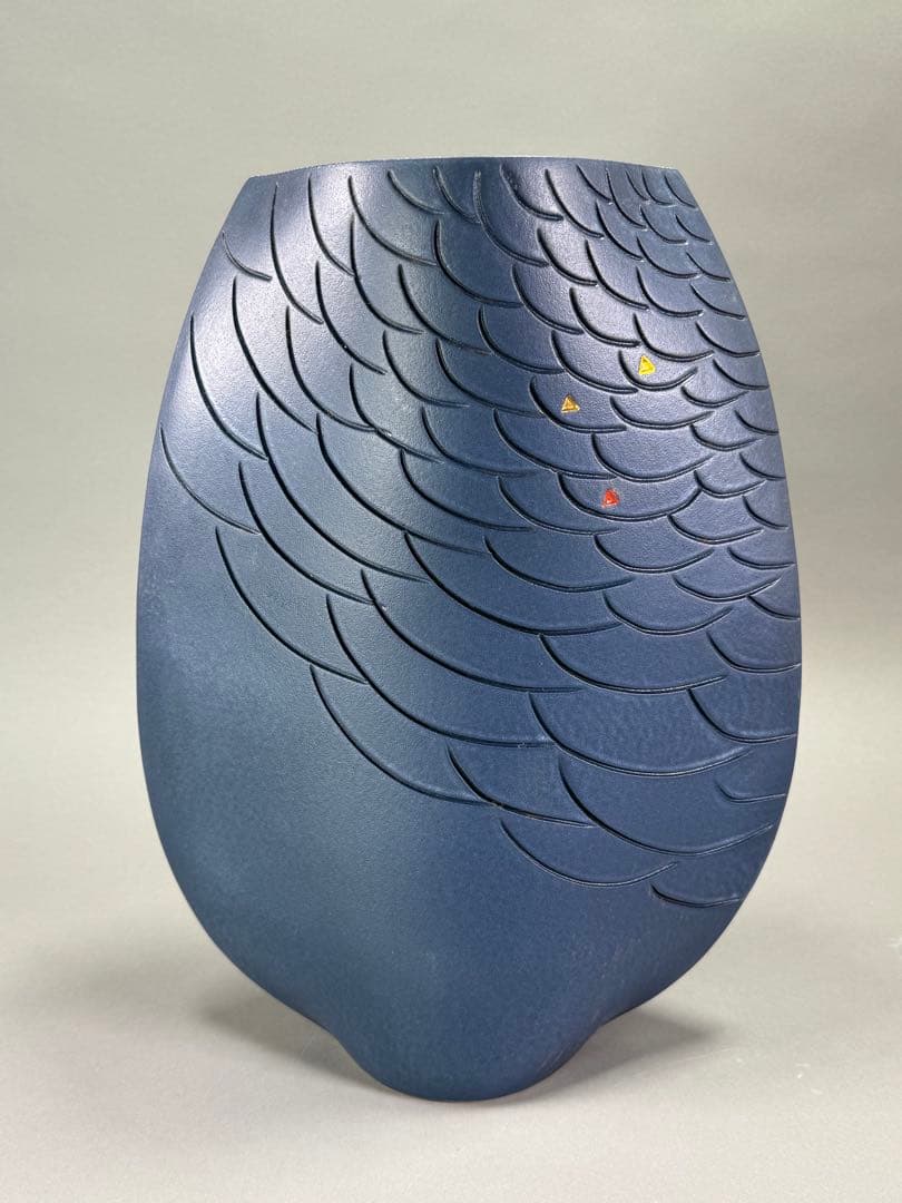 池坊　いけばな　古流　龍生派　小林正明　陶花器　華道具　花瓶　高さ40cm