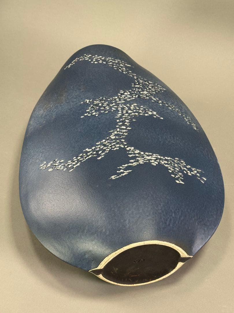 池坊　いけばな　古流　龍生派　小林正明　陶花器　華道具　花瓶　高さ40cm