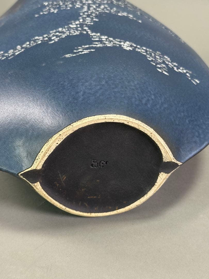 池坊　いけばな　古流　龍生派　小林正明　陶花器　華道具　花瓶　高さ40cm