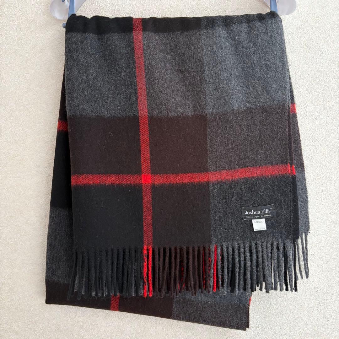 ジョシュアエリス　アンゴラ　ウール　大判　ストール　Joshua Ellis