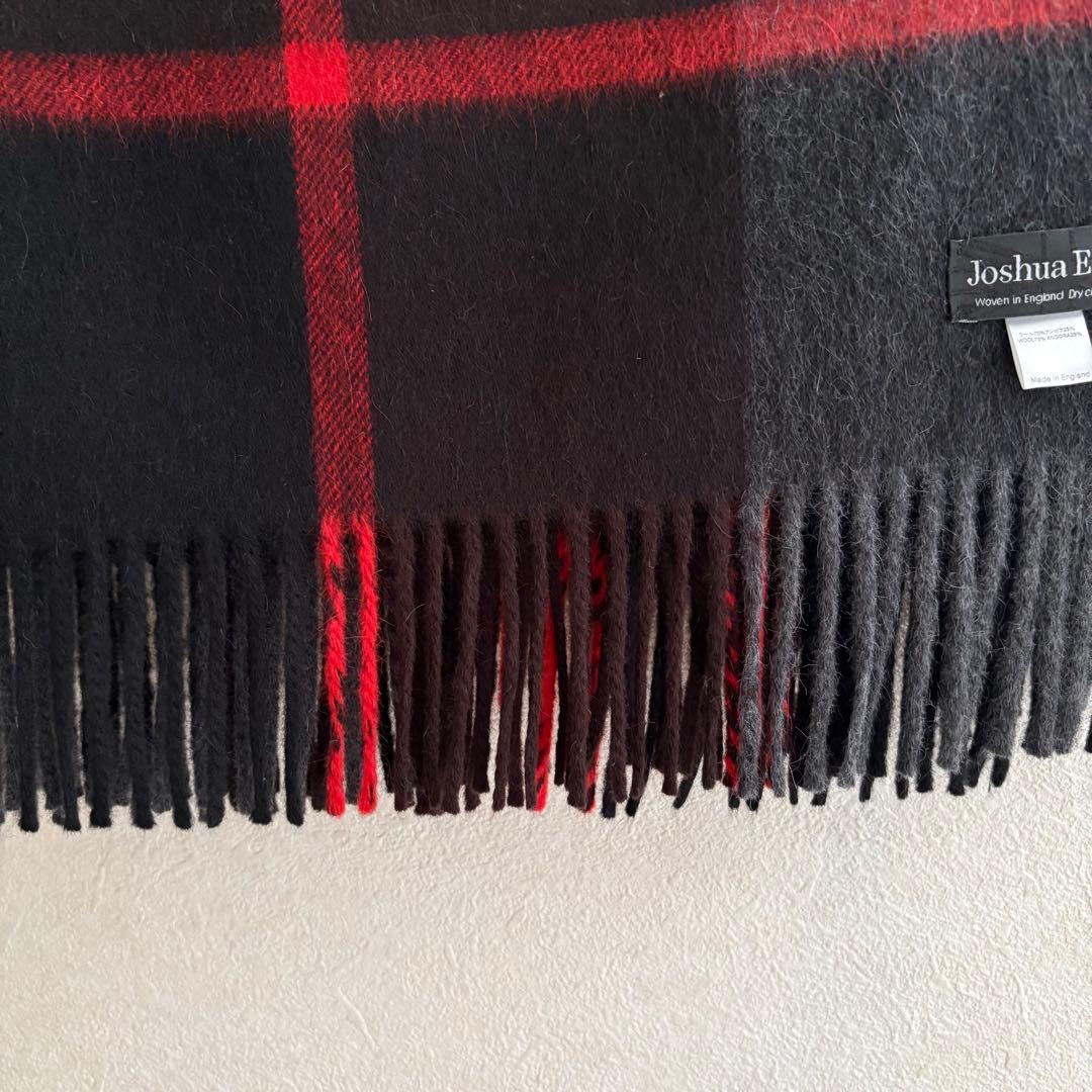 ジョシュアエリス　アンゴラ　ウール　大判　ストール　Joshua Ellis