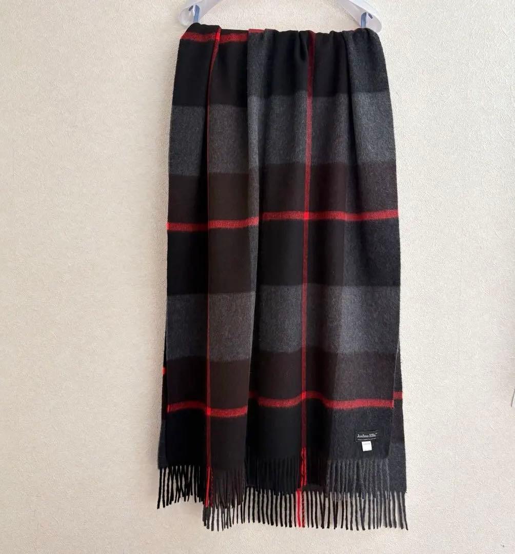 ジョシュアエリス　アンゴラ　ウール　大判　ストール　Joshua Ellis