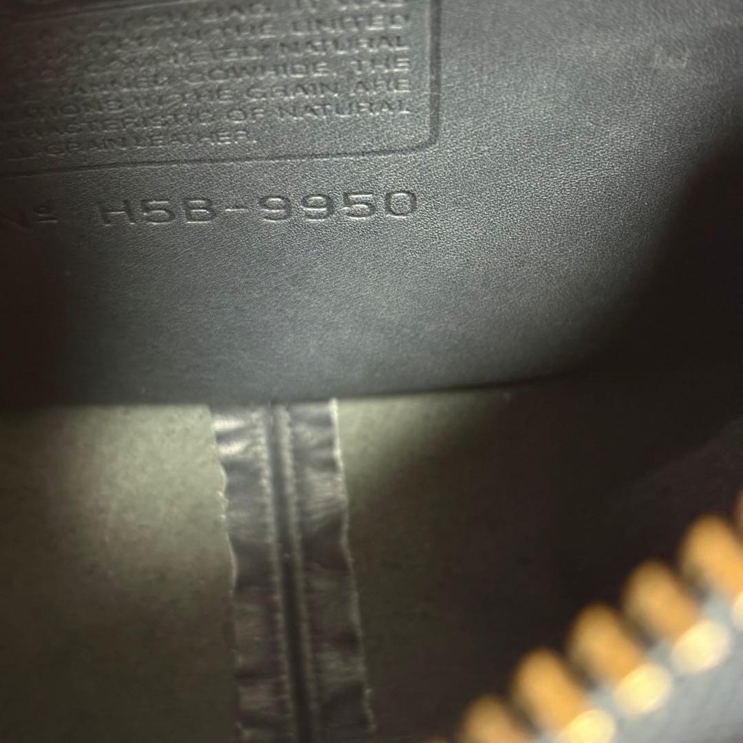 オールドコーチ 9950 レザー ショルダーバッグ マシューヒーリー ブラック