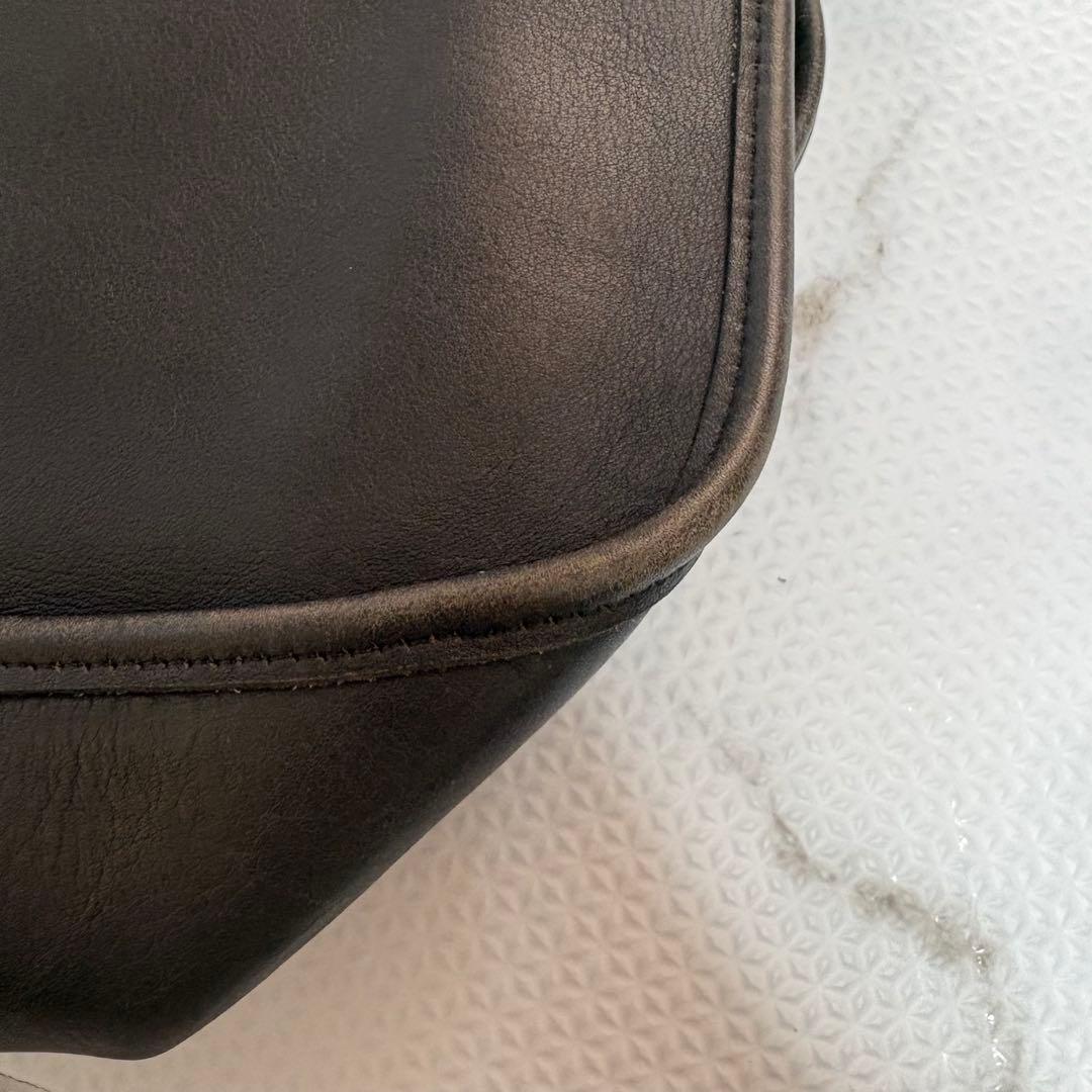 オールドコーチ 9950 レザー ショルダーバッグ マシューヒーリー ブラック