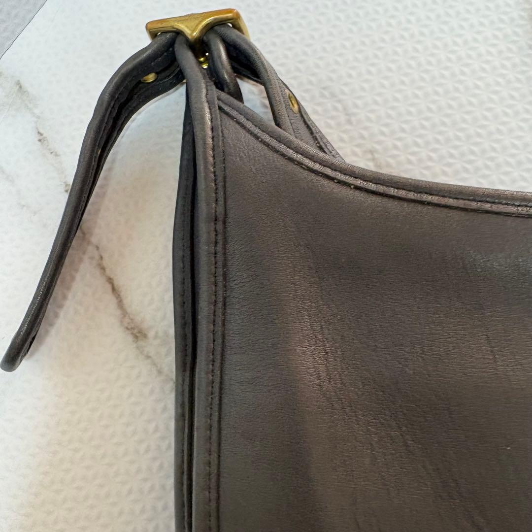 オールドコーチ 9950 レザー ショルダーバッグ マシューヒーリー ブラック