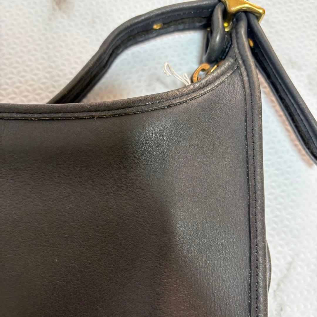 オールドコーチ 9950 レザー ショルダーバッグ マシューヒーリー ブラック